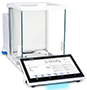 RADWAG XA 5Y Ellipsis Series Analytical Balances with Manual Doors and Semi-Automatic Leveling